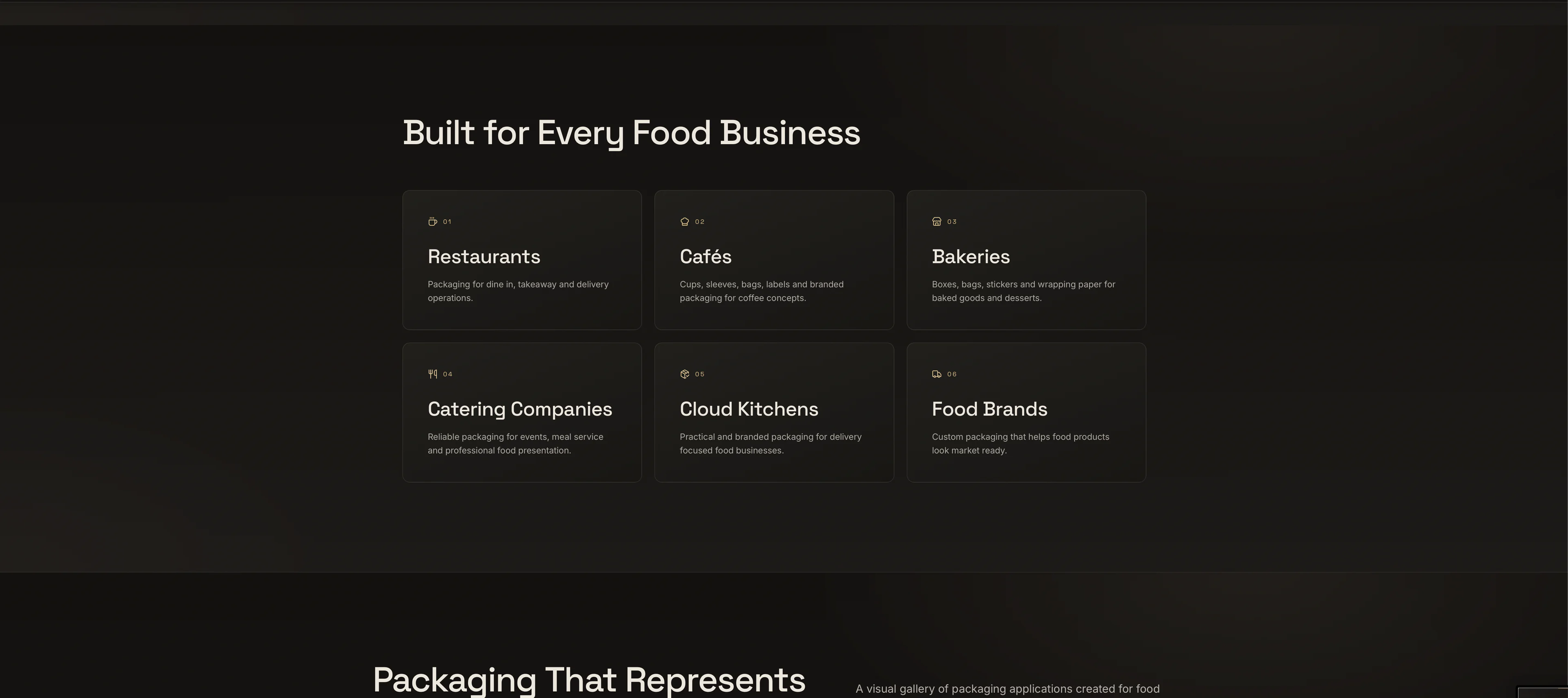 Food Business Segments